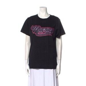 ISABEL MARANT BLACK TEE PRINT SZ M NEW